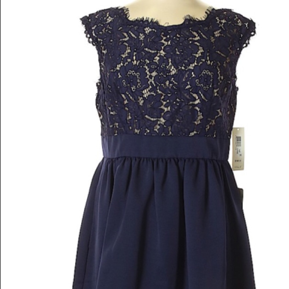 Women’s navy dress . Worn once